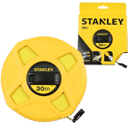 STANLEY Рулетка из стекловолокна, закрытый корпус, 30 м, FATMAX 34-297