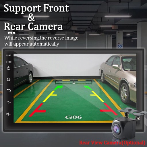 Cam 12IR 4 Core Style 2 Din Радио Автомобильный мультимедиа