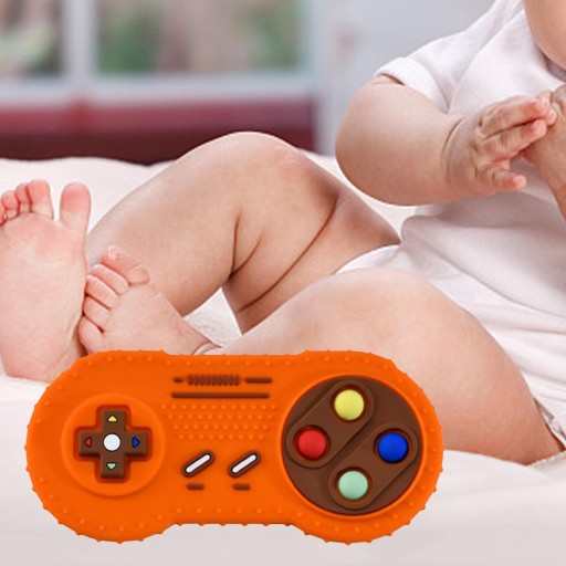Игрушка для прорезывания зубов Силиконовый оранжевый