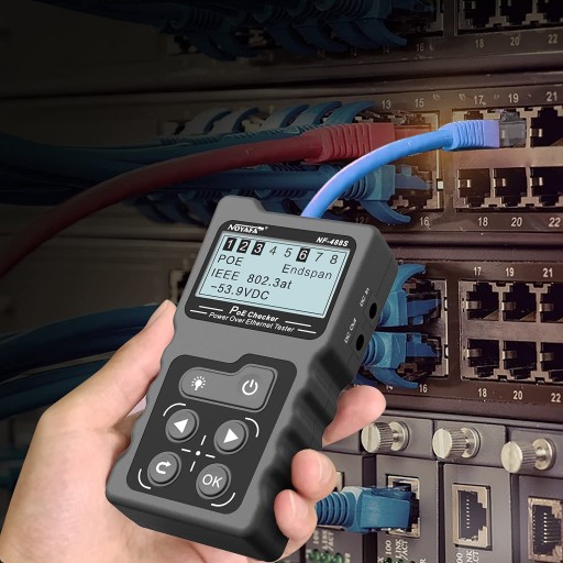 Профессиональный тестер локальной сети и POE NOYAFA NF-488 RJ45 CE