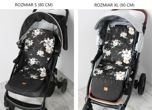 Wkładka do wózka spacerówki Kimberly XL 90 cm + poduszka motylek