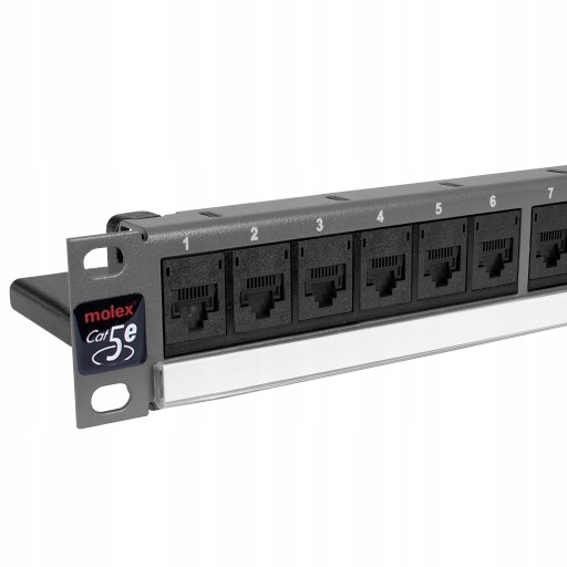 Патчпанель Molex 19 дюймов 1U UTP кат. 5e 24x DataGate