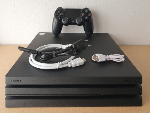 NAJMOCNIEJSZA KONSOLA PS4 PLAYSTATION 4 PRO 1000GB 1TB 4K + PAD + MINECRAFT