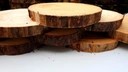 ДЕРЕВЯННЫЙ ПЛАСТИК, ДИСК СОСНОВОЙ ШТАМПЫ, 25-30 СМ, 1 ШТ.