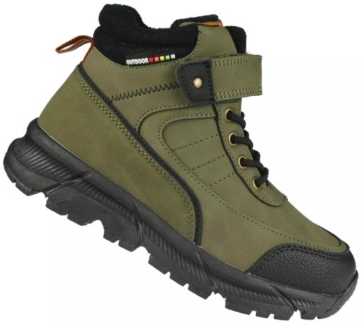 Dziecięce buty zimowe American Club CXD142/24KH khaki 31