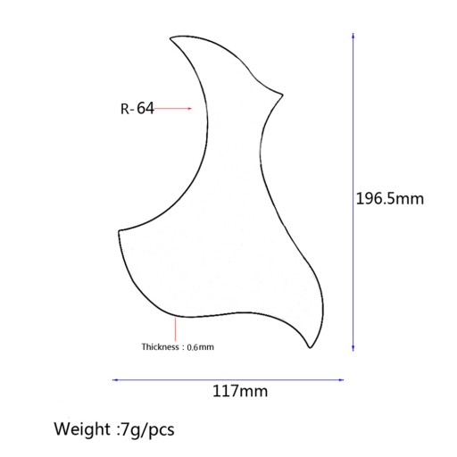 НАКЛЕЙКИ TVD PICKGUARD ДЛЯ ЭЛЕКТРОГИТАРЫ