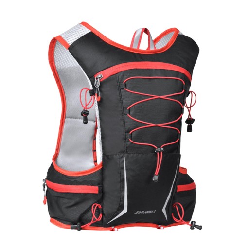 Plecak rowerowy Lekki plecak Dzienny regulowany Czerwony 16,5 x 14,5 x 36 cm