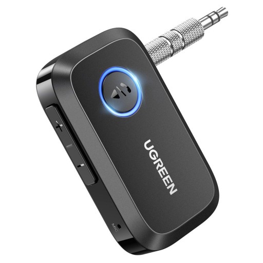 АДАПТЕР UGREEN ЗВУКОВОЙ ПРИЕМНИК BLUETOOTH 5.3 AUX MINI JACK ДИАПАЗОН ДО 15 М
