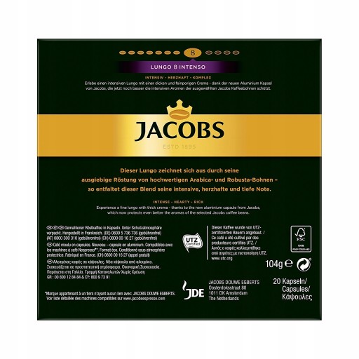 НАБОР NESPRESSO JACOBS ESPRESSO LUNGO 80 шт.
