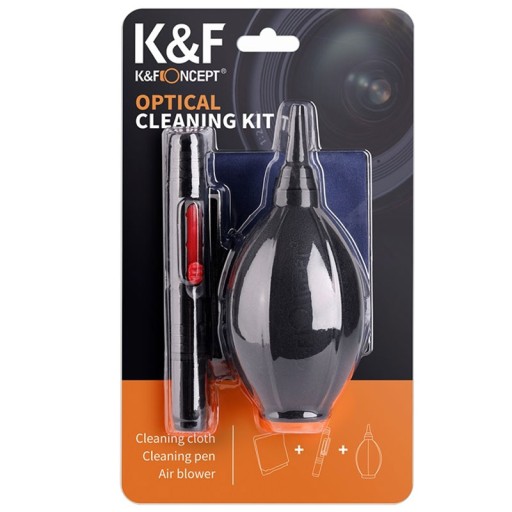 Набор для фоточистки (3в1) для оптики K&F Concept