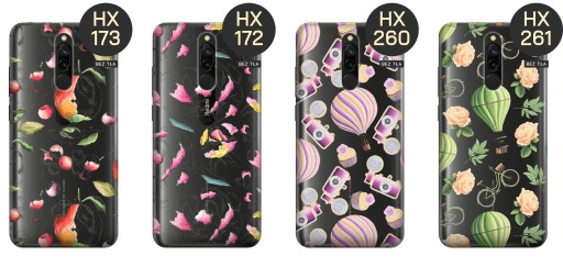 ETUI DO XIAOMI REDMI 8 WZORY BEZ TŁA NAKLEJKI STICKER OBUDOWA POKROWIEC