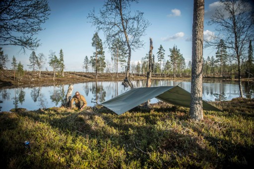 Брезент Płachta Helikon SUPERTARP Ripstop Black