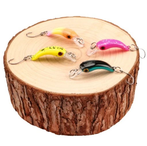 НАБОР 8х воблеров MINNOW FISHING LURE Щука СУДАК Окунь 1,5г 4см