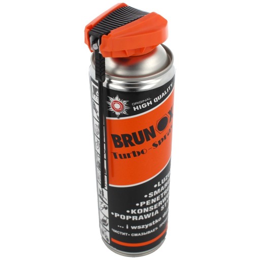Brunox TURBO-SPRAY GREASE для чистки ПИСТОЛЕТОВ Резиновые направляющие петли 500 МЛ