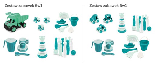 ZESTAW AUTEK DLA DZIECI KID CARS TRIO WADER MIĘTA