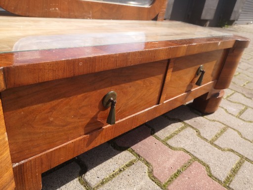 Туалетный столик ар-деко - орех - Vintage Designподписанный
