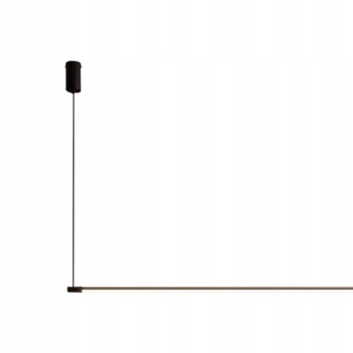 Nowoczesna Wisząca Lampa Wisząca LED 80cm Czarna