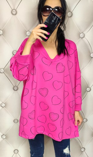 TUNIKA BAWEŁNIANA PRINT PLUS SIZE (48-54)54