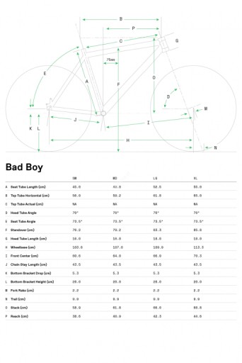 Городской велосипед Cannondale Bad Boy 1, L-образная рама