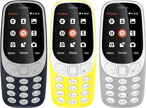 Мобильный телефон Nokia 3310 (2017) 4 МБ / 16 МБ 2G темно-синий