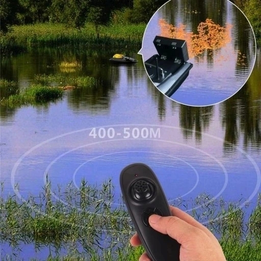 ЛОДКА НА ПРИВИВКЕ GPS D16B RC ЛОДКА 400M-500M 9600mah