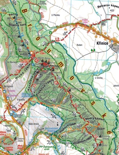 GÓRY STOŁOWE MAPA TURYSTYCZNA LAMINOWANA COMPASS