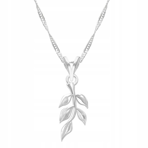 Ожерелье-цепочка из серебра 925 пробы Leaf Leaf Leaf