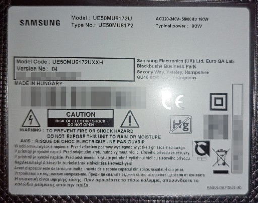 Управление телевизором SAMSUNG UE50MU6172U джойстиком