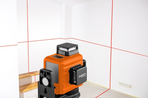 NEO 75-104 3D КРЕСТОВЫЙ ЛАЗЕР 360° 15м + КОРПУС
