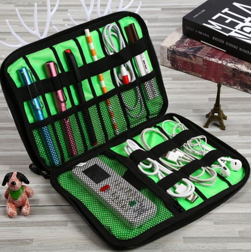 Организатор для Chargers USB -кабельный туристический сумка