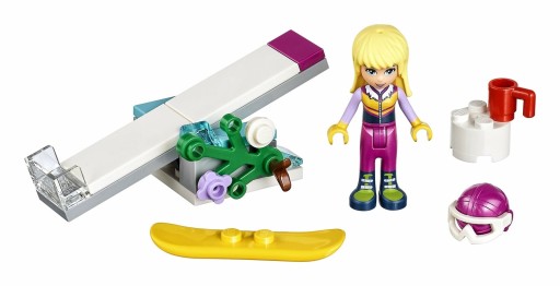 LEGO Friends 30402 «Трюки Стефани на сноуборде»