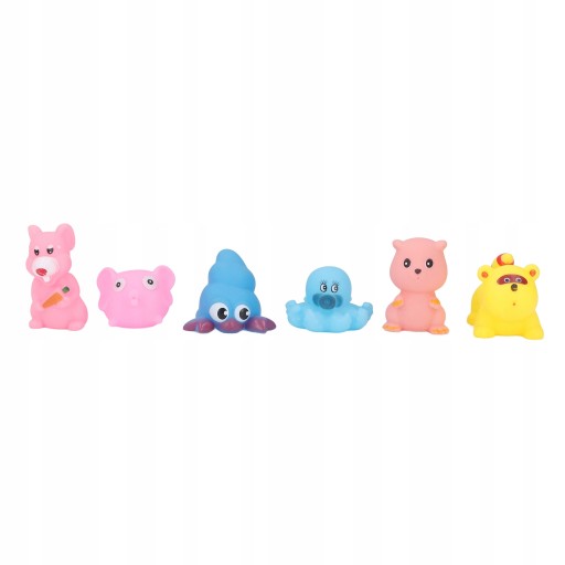 Игрушка для ванной для детского душа 6 плавающая