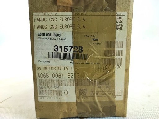 Fanuc beta S 2-4000 - Серводвигатель Fanuc 0,5 кВт, 4000 об/мин