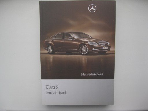 MERCEDES W221 2009-2013 S Klasa książka obsługi PL