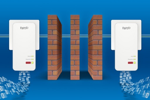Комплект ПЛК Powerline 1240 AX Mesh WiFi FRITZ!