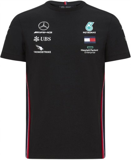 ФУТБОЛКА ДЛЯ ВОДИТЕЛЯ Mercedes Amg Petronas HILFIGER R.S.