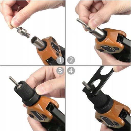 Ручной заклепочник для гаек-заклепок M3 M4 M5 M6 M8 M10 M12 + CASE