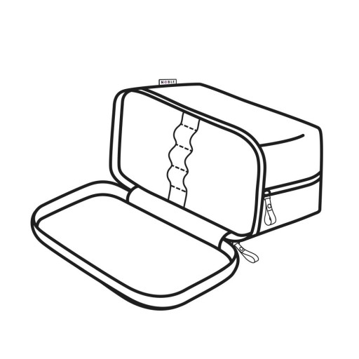 Мужская дорожная косметичка, большая косметичка для косметики Black Box Noble