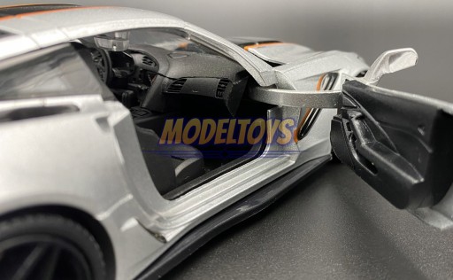 Chevrolet Corvette ZR1 № 2 2019 года, масштаб 1:24, Motormax 73785