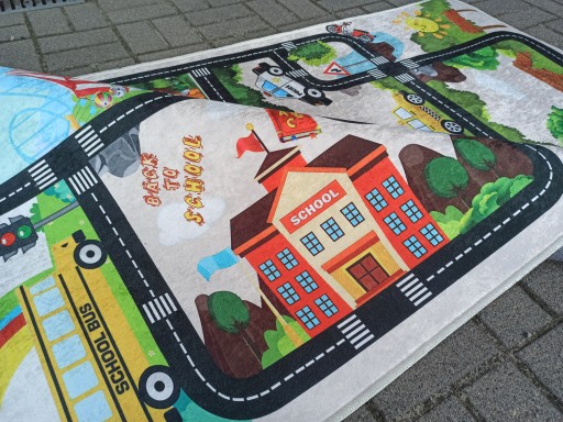 Ковер противоскользящий CITY STREETS PUFFY 120X180 см