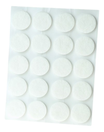 80 SZT. Podkładki filcowe pod meble filc fi 20 mm