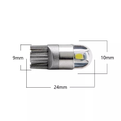 T10 3030 x 2 LED W5W лампа 240лм 6500К габаритный фонарь