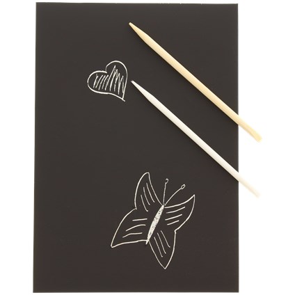 MAGIC SCRATCH BLOCK, 40 ЛИСТОВ, стилус.