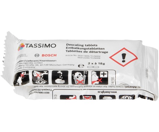 Средство для удаления накипи для кофемашины Bosch TASSIMO TAS4011AT1