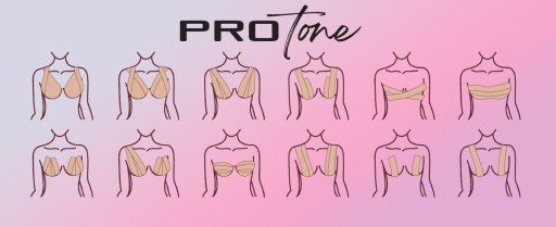 Оригинальная моделирующая ЛЕНТА ProTone для подъема груди отжимания 5м 10 пластырей