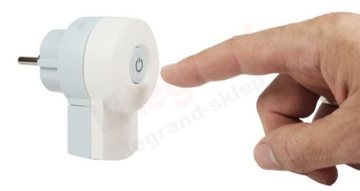 Вилка с выключателем, белая LEGRAND 50409