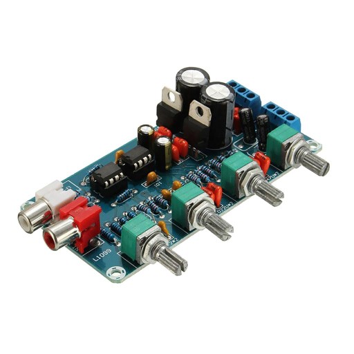 NE5532 HIFI Preamp Pre amplifier Tone Board Kits Volume Control 12V 0 12V