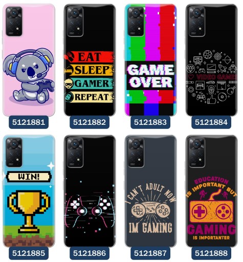 Чехол для Xiaomi Redmi Note 11 Pro Designs для геймера Gamer Pad Controller