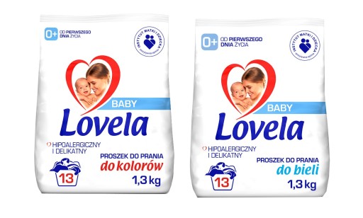 Стиральный порошок Lovela Baby 2 x 1,3 кг Цвет Белый