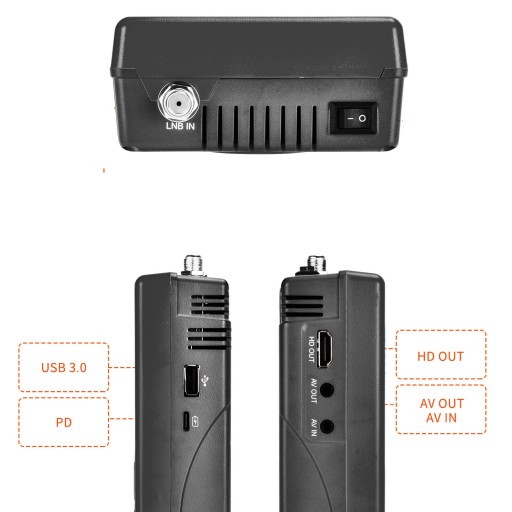ИЗМЕРИТЕЛЬ СПУТНИКОВОГО СИГНАЛА V8 FINDER2 DVB-S2X ЖК-дисплей